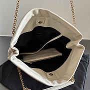 Okify YSL Jamie 4.3 Pochon Bag In White 38x33x2cm - 4