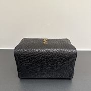 Okify YSL Cosmetic Pouch In Black Elephant Pattern 21x13x13cm  - 5