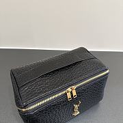 Okify YSL Cosmetic Pouch In Black Elephant Pattern 21x13x13cm  - 4