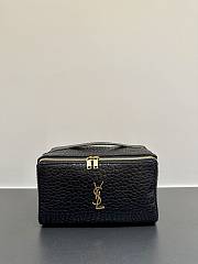 Okify YSL Cosmetic Pouch In Black Elephant Pattern 21x13x13cm  - 1