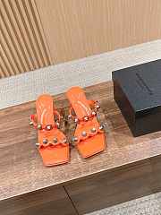 Okify Alexander Wang Orange Thick Heeled Sandals EU35-40 20442 - 1