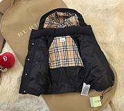 Okify Burberry Black Down Jacket For Children 100-160 - 2