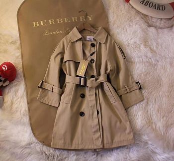 Okify Burberry Brown Windbreaker Jacket For Children 110-160 