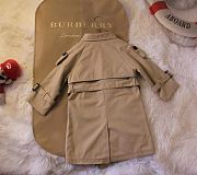 Okify Burberry Brown Windbreaker Jacket For Children 110-160  - 3