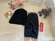 Okify Prada Set Of Black Sweater And Pants For Children 90-140  - 3