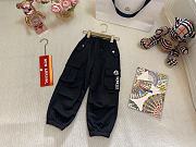 Okify Moncler Set Of Blue Sweater And Black Pants For Children 90-140  - 2