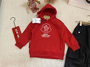 Okify Moncler Set Of Red Sweater And Black Pants For Children 90-140  - 3