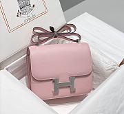 Okify Hermes Constance Bag In Light Pink Epsom Leather 23cm - 1