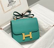 Okify Hermes Constance Bag In Venora Green Epsom Leather 23cm - 1