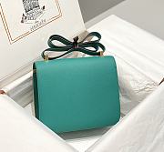 Okify Hermes Constance Bag In Venora Green Epsom Leather 23cm - 3