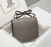 Okify Hermes Constance Bag In Grey Gray Epsom Leather 23cm  - 5