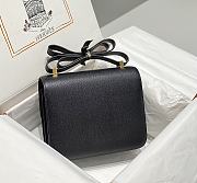 Okify Hermes Constance Bag In Black Epsom Leather 23cm  - 2