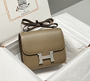 Okify Hermes Constance Bag In Epsom Leather With Silver Hardware 23cm 20470 - 1