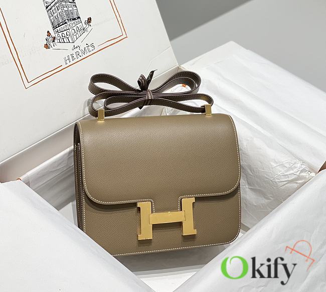 Okify Hermes Constance Bag In Epsom Leather With Gold Hardware 23cm 20471 - 1