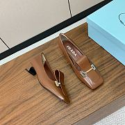 Okify Prada Brown Mary Jane Shoes 4.5cm EU35-41  - 1