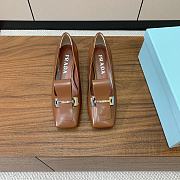 Okify Prada Brown Mary Jane Shoes 4.5cm EU35-41  - 4