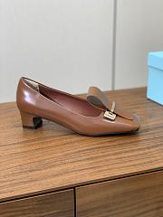 Okify Prada Brown Mary Jane Shoes 4.5cm EU35-41  - 3