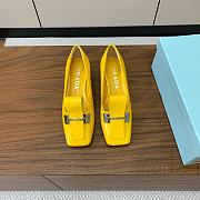 Okify Prada Yellow Mary Jane Shoes 4.5cm EU35-41  - 3