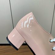 Okify Prada Block Heel Lace-up Shoes In Pink EU35-41  - 6