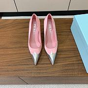 Okify Prada Silk Patchwork Heels In Pink EU35-41 - 2