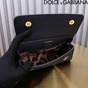 Okify Dolce & Gabbana Sicily Handbag In Black 11x18x6cm - 5