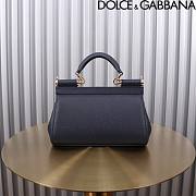 Okify Dolce & Gabbana Sicily Handbag In Black 11x18x6cm - 3