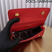 Okify Dolce & Gabbana Sicily Handbag In Red 11x18x6cm - 4