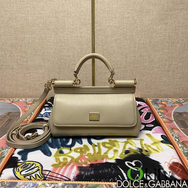 Okify Dolce & Gabbana Sicily Handbag 11x18x6cm 20512 - 1