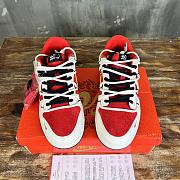 Okify Nike SB Dunk Low Retro Casual Sneakers In Red And Yellow EU36-46  - 4