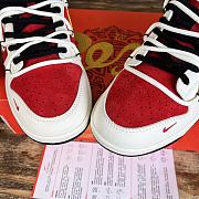 Okify Nike SB Dunk Low Retro Casual Sneakers In Red And Yellow EU36-46  - 5