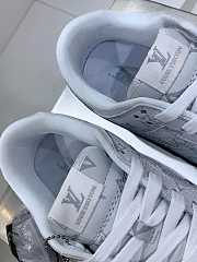 Okify Nike x Louis Vuitton SB Dunk Low Sneakers In White And Gray Monogram EU36-45  - 3