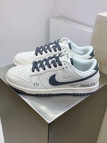 Okify Nike x Nocta By You SB Dunk Low Retro Sneakers In White And Gray EU36-45