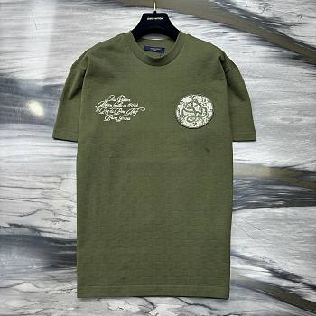 Okify Louis Vuitton Green T-shirt XS-L 