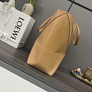 Okify Loewe Medium Puzzle Fold Tote Bag In Light Caramel Shiny Calfskin 25.5x14.5x31.5cm - 6