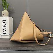 Okify Loewe Medium Puzzle Fold Tote Bag In Light Caramel Shiny Calfskin 25.5x14.5x31.5cm - 3