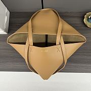 Okify Loewe Medium Puzzle Fold Tote Bag In Light Caramel Shiny Calfskin 25.5x14.5x31.5cm - 2