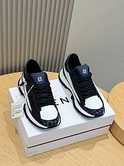 Okify Givenchy Spectre Sneakers In Leather And Monogram 72 Denim In Dark Blue EU38-45 - 4