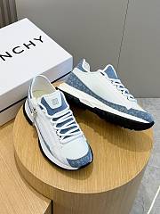 Okify Givenchy Spectre Sneakers In Leather And Monogram 72 Denim In White And Blue EU38-45 - 5