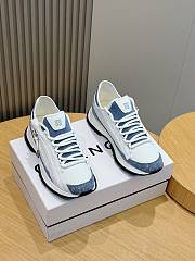 Okify Givenchy Spectre Sneakers In Leather And Monogram 72 Denim In White And Blue EU38-45 - 4