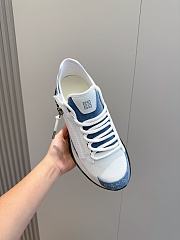 Okify Givenchy Spectre Sneakers In Leather And Monogram 72 Denim In White And Blue EU38-45 - 3