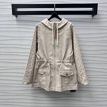 Okify Louis Vuitton Beige Denim Jacket SML 