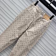 Okify Louis Vuitton Beige Denim Trousers SML  - 4