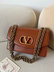 Okify Valentino Garavani Vain Bag In Brown 24x16x8cm  - 1