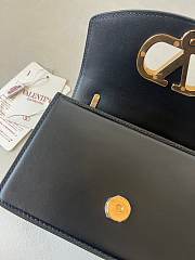 Okify Valentino Garavani Vain Bag In Black 19.5x13x7cm  - 3