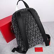 Okify Valentino Garavani La Troisieme Toile lconographe Backpack In Black 30x40x23cm - 4