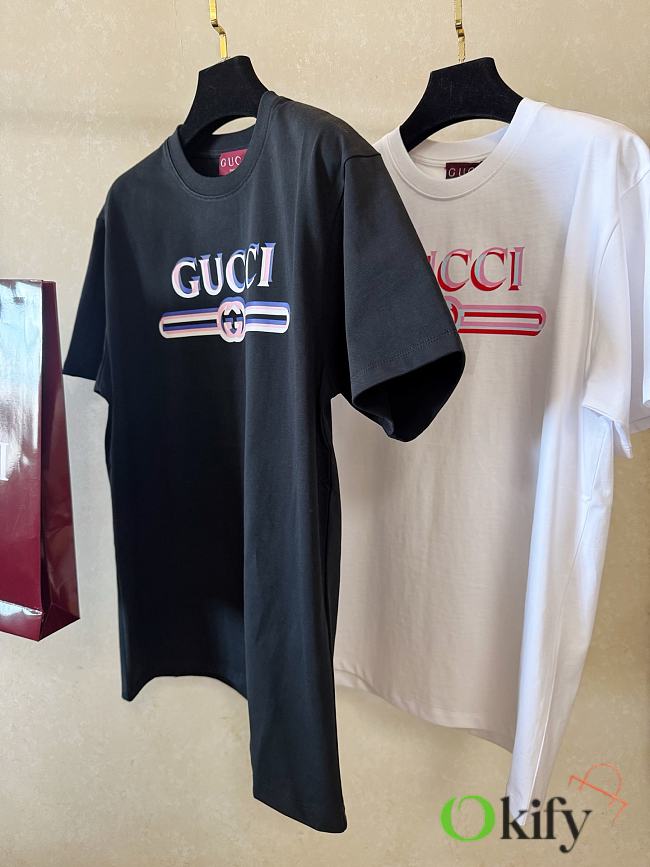 Okify Gucci Black/White T-shirt SML 20588 - 1