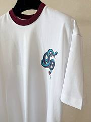 Okify Gucci White Snake T-shirt XS-L 20590 - 4