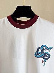 Okify Gucci White Snake T-shirt XS-L 20590 - 2