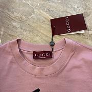 Okify Gucci Pink Signature T-shirt M-3XL  - 3