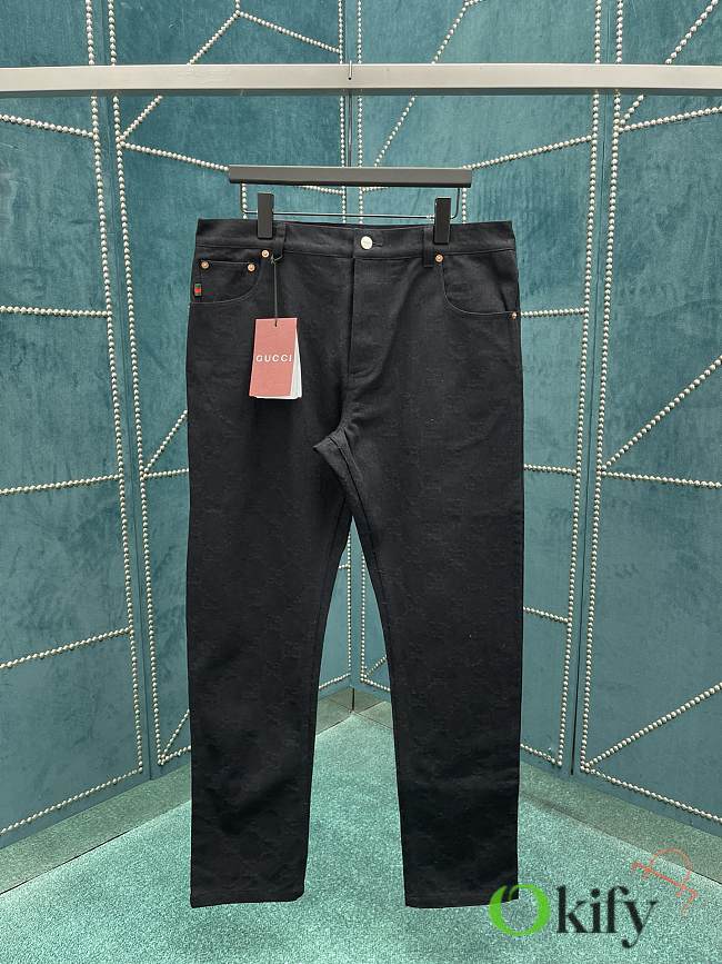 Okify Gucci Black Denim Jeans  - 1